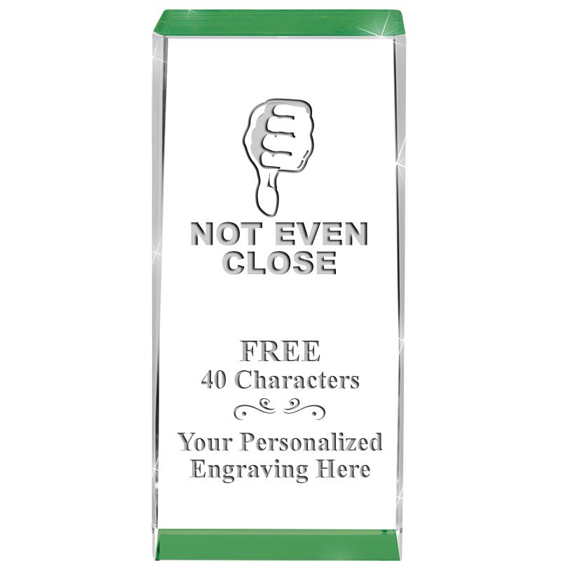 4.5" SPOTLIGHT GREEN CRYSTAL