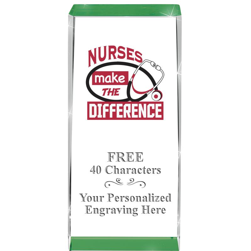 4.5" SPOTLIGHT GREEN CRYSTAL