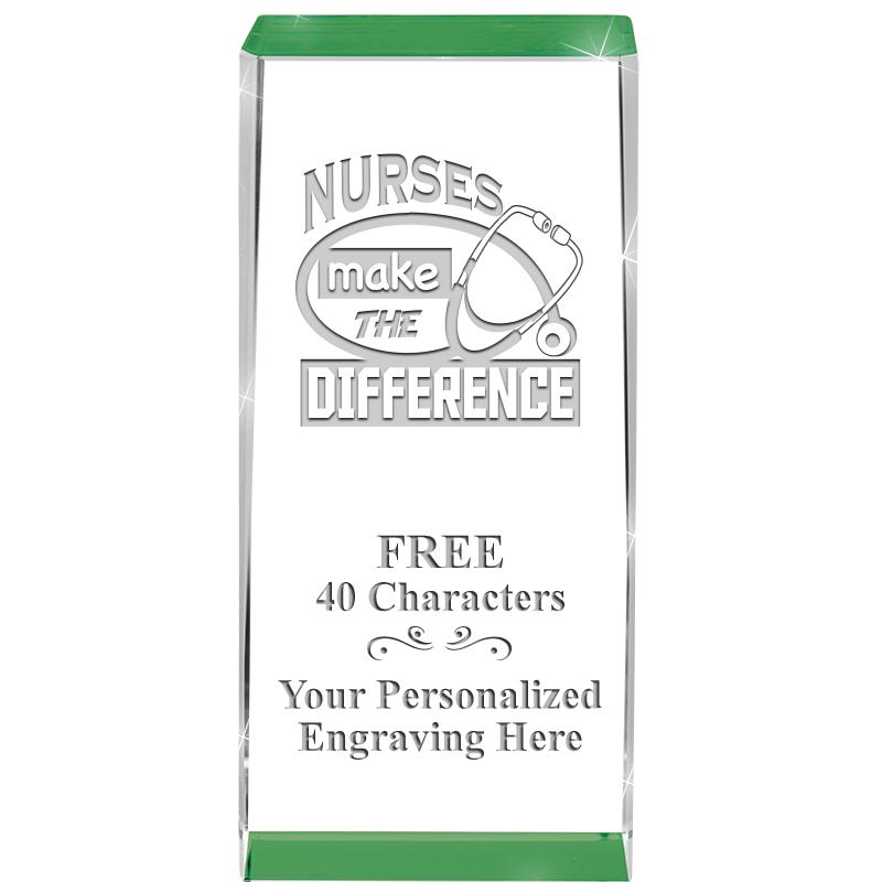 4.5" SPOTLIGHT GREEN CRYSTAL