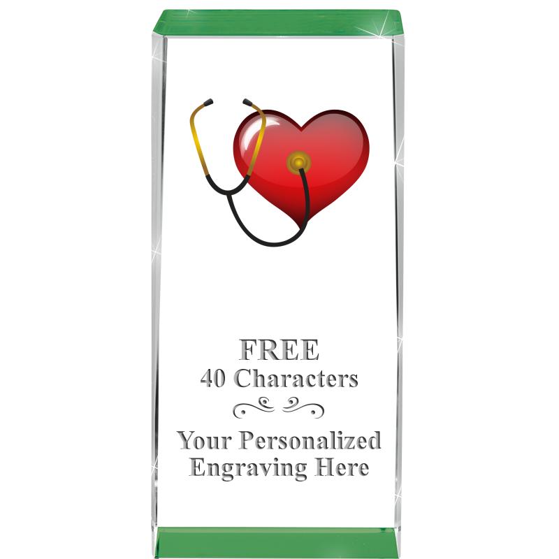 4.5" SPOTLIGHT GREEN CRYSTAL