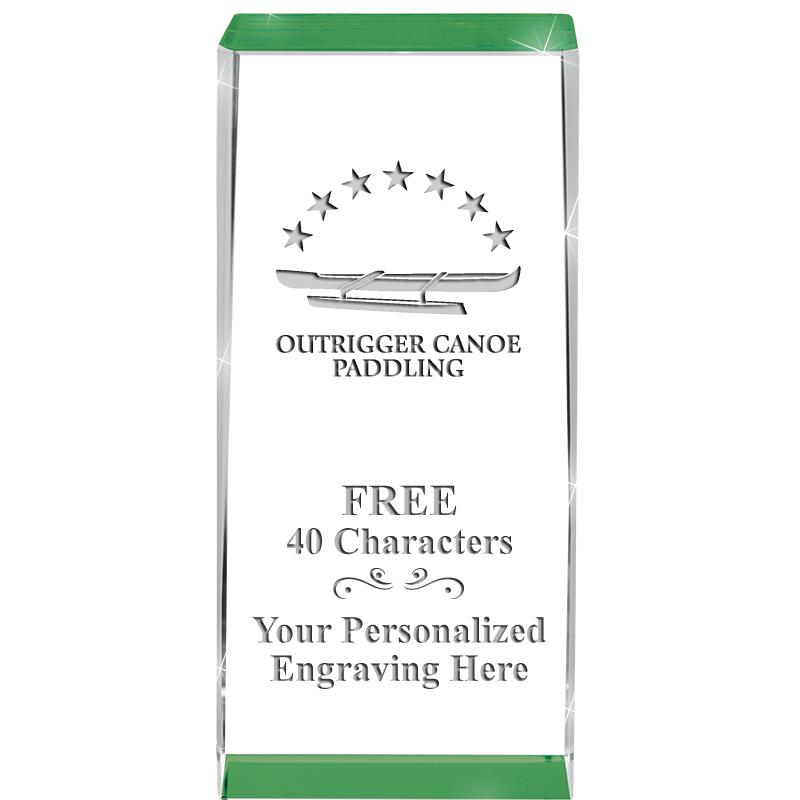 4.5" SPOTLIGHT GREEN CRYSTAL