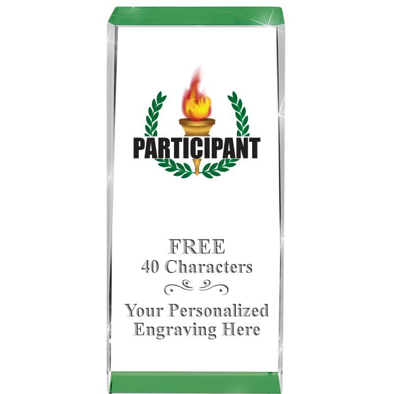 4.5" SPOTLIGHT GREEN CRYSTAL