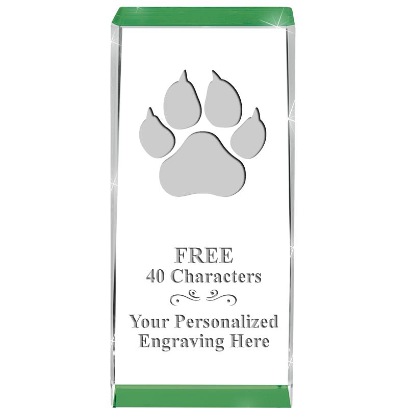 4.5" SPOTLIGHT GREEN CRYSTAL