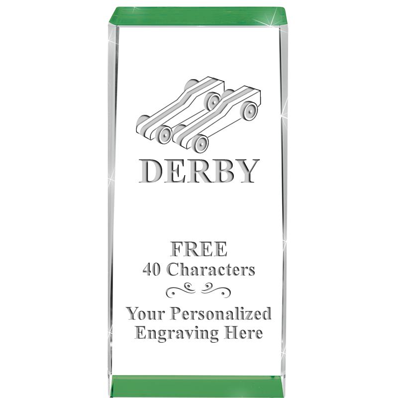 4.5" SPOTLIGHT GREEN CRYSTAL