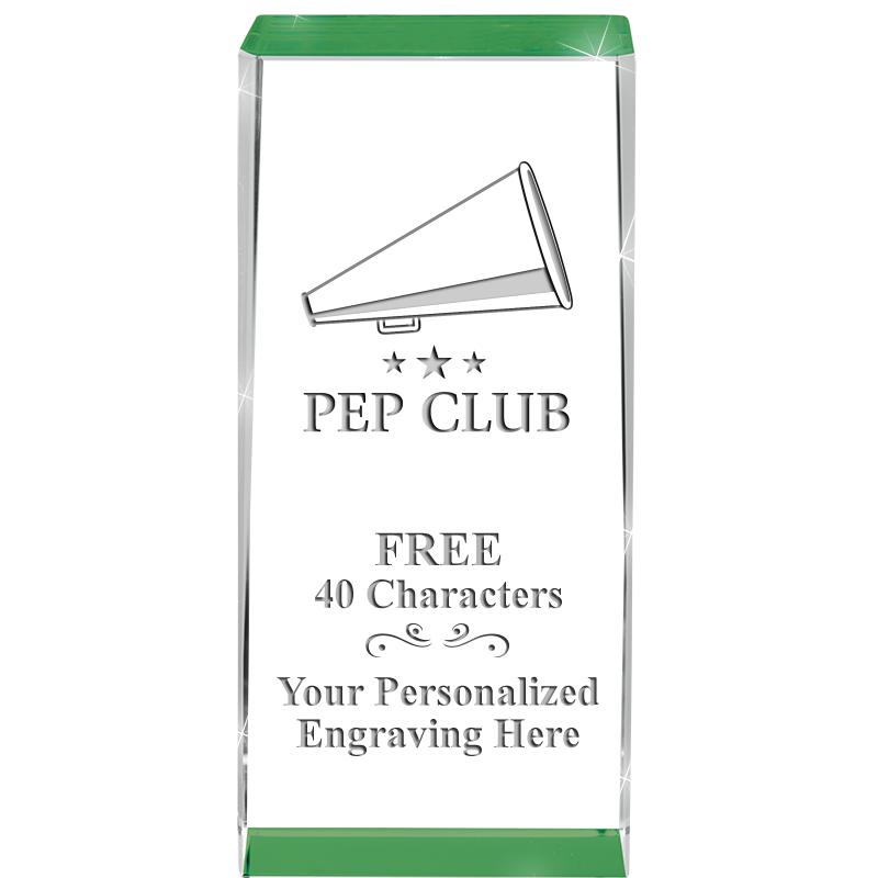 4.5" SPOTLIGHT GREEN CRYSTAL