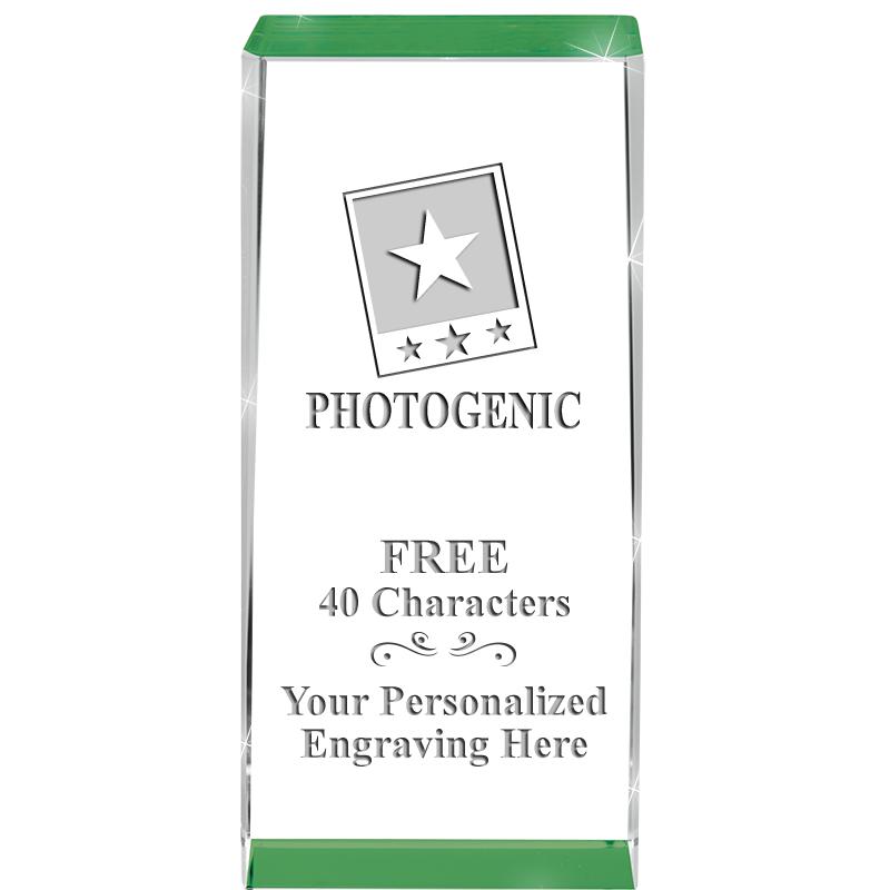 4.5" SPOTLIGHT GREEN CRYSTAL