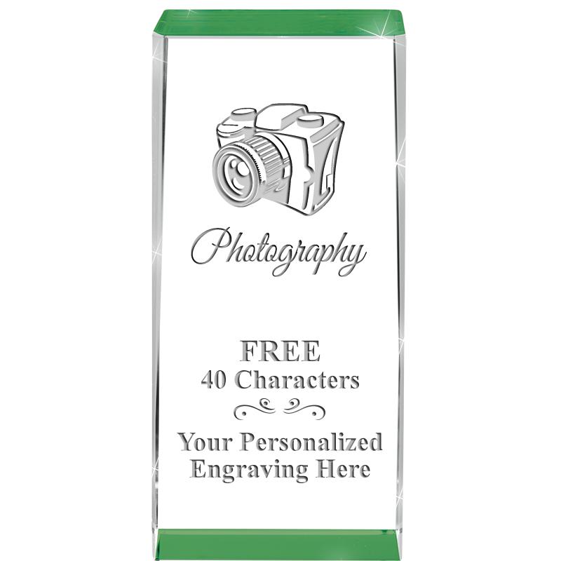 4.5" SPOTLIGHT GREEN CRYSTAL