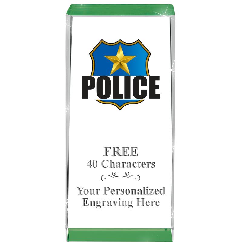 4.5" SPOTLIGHT GREEN CRYSTAL