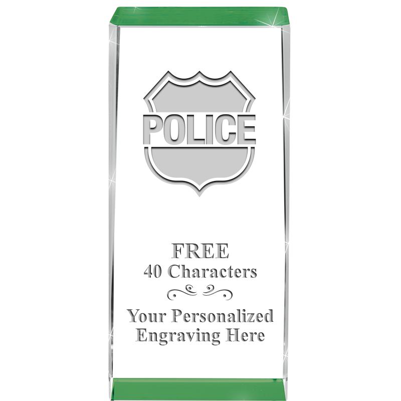 4.5" SPOTLIGHT GREEN CRYSTAL