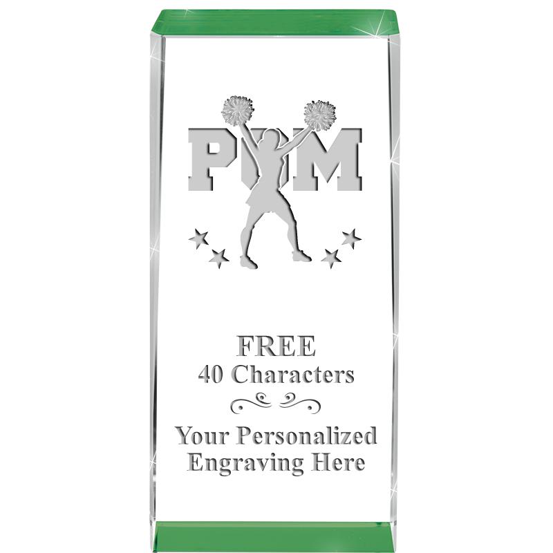 4.5" SPOTLIGHT GREEN CRYSTAL