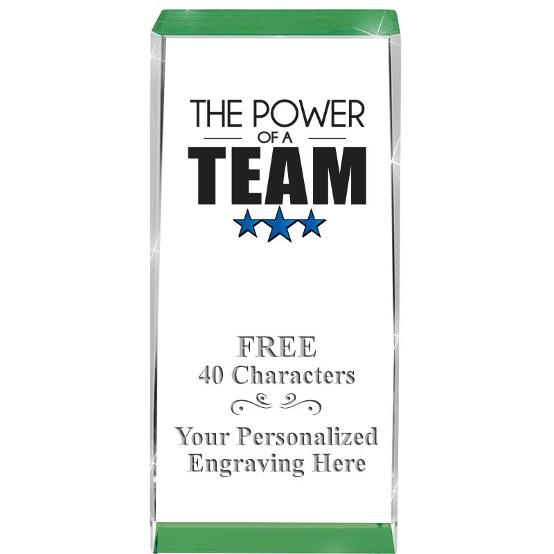 4.5" SPOTLIGHT GREEN CRYSTAL