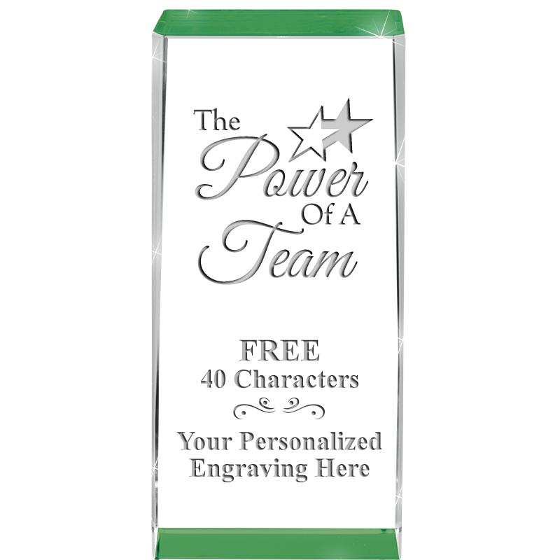 4.5" SPOTLIGHT GREEN CRYSTAL