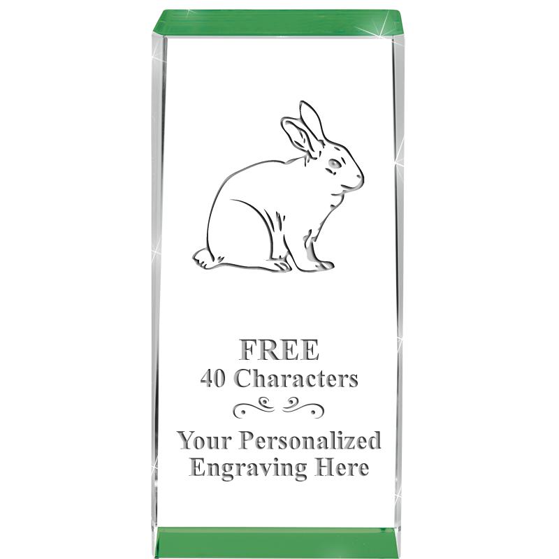 4.5" SPOTLIGHT GREEN CRYSTAL