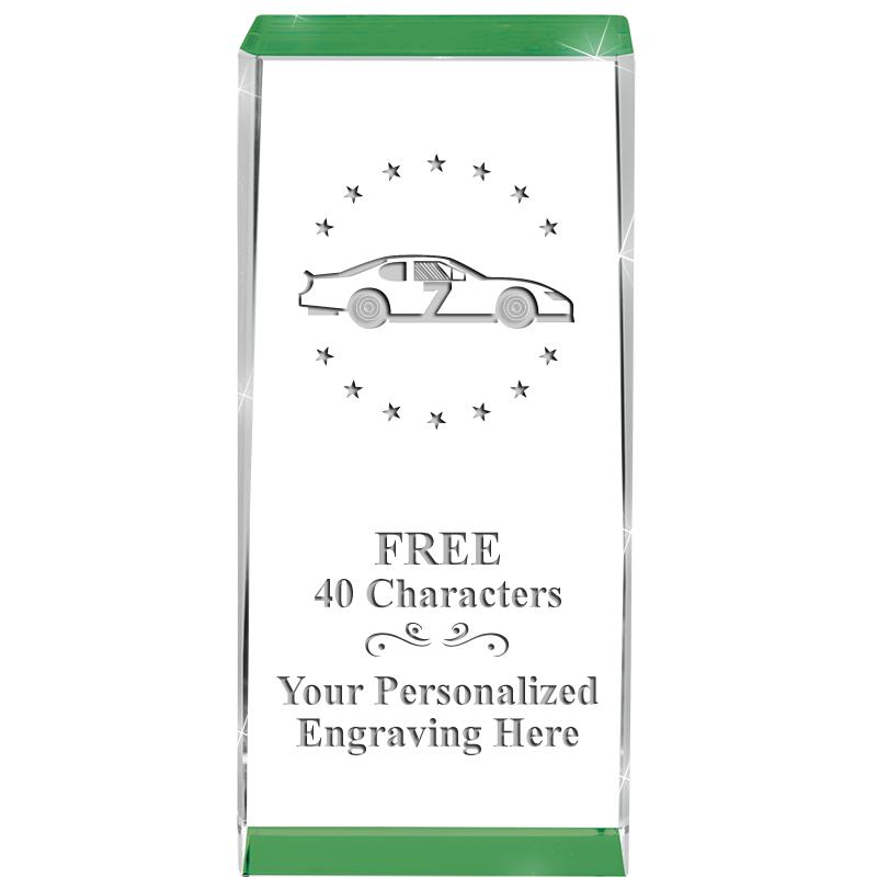 4.5" SPOTLIGHT GREEN CRYSTAL