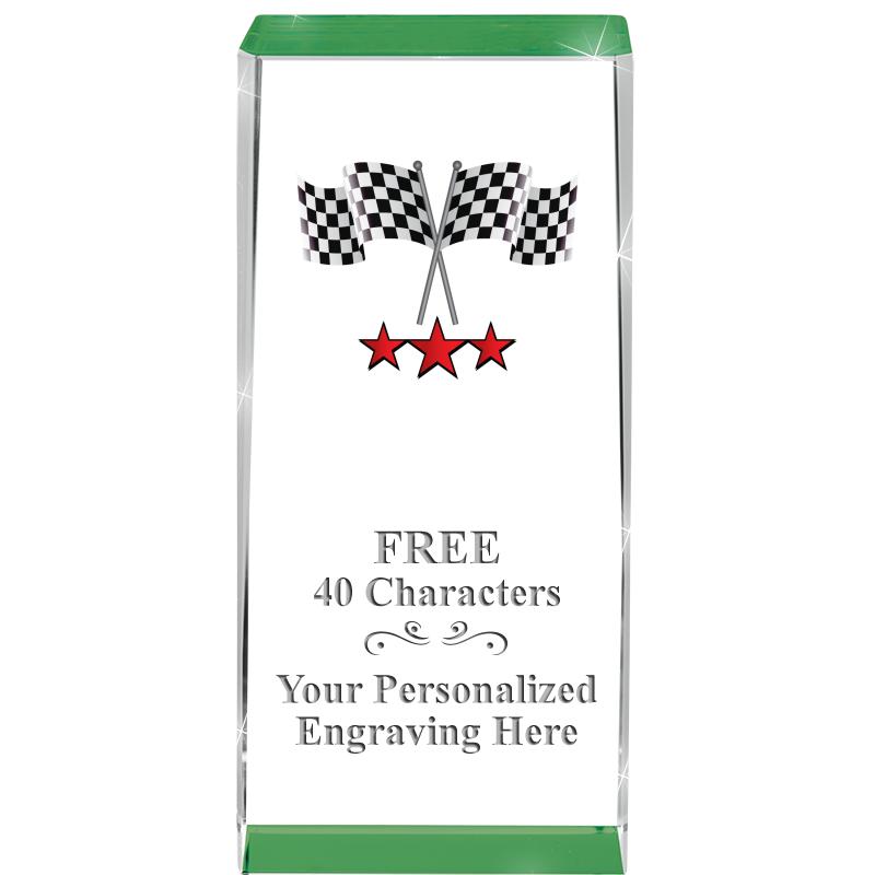 4.5" SPOTLIGHT GREEN CRYSTAL