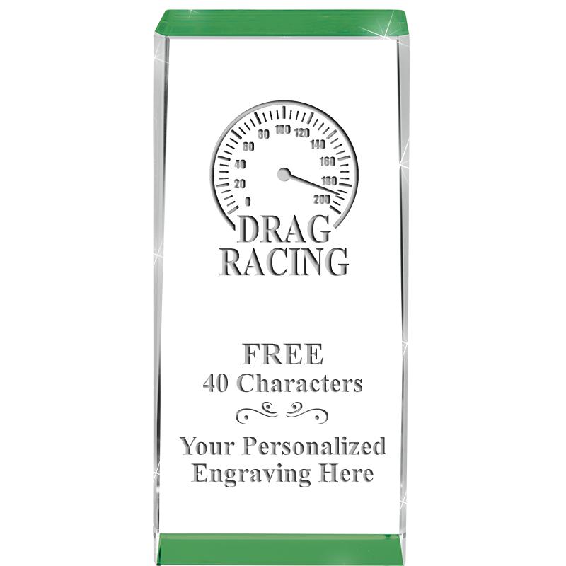 4.5" SPOTLIGHT GREEN CRYSTAL