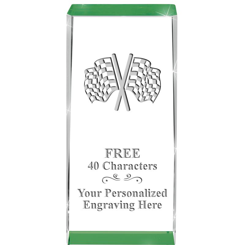 4.5" SPOTLIGHT GREEN CRYSTAL