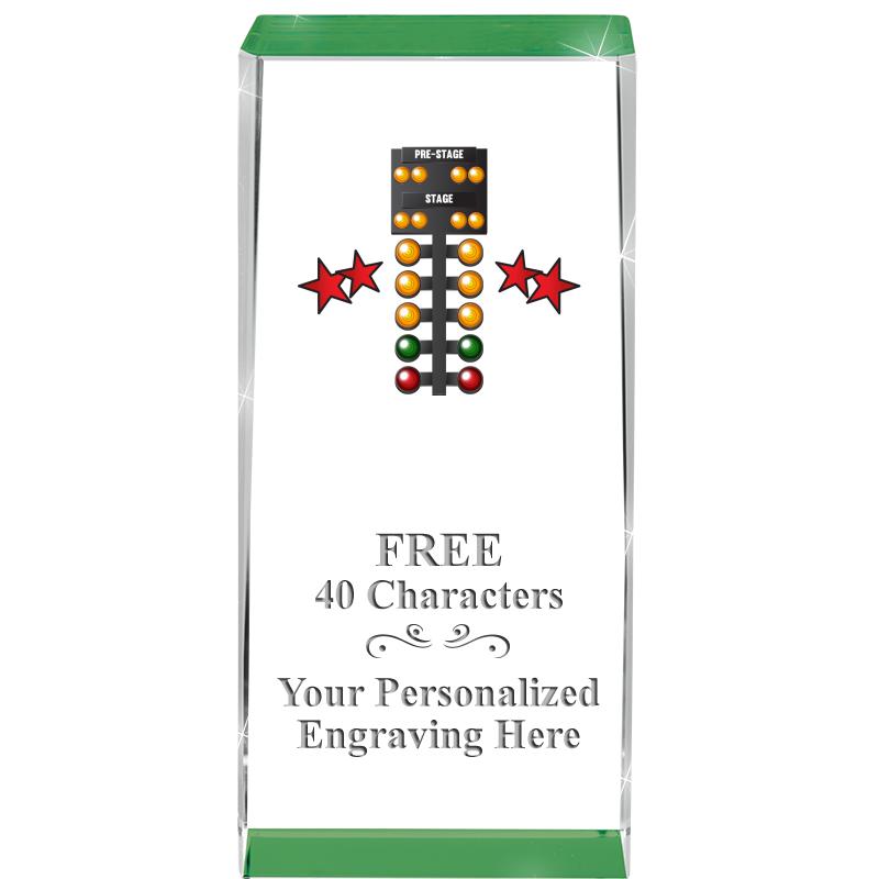 4.5" SPOTLIGHT GREEN CRYSTAL