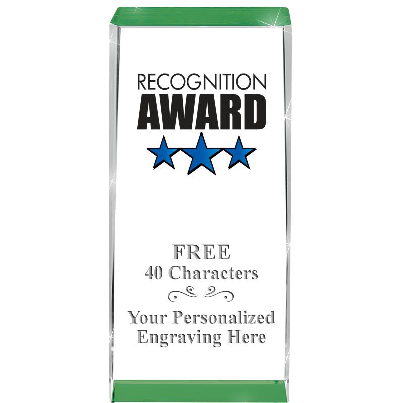 4.5" SPOTLIGHT GREEN CRYSTAL