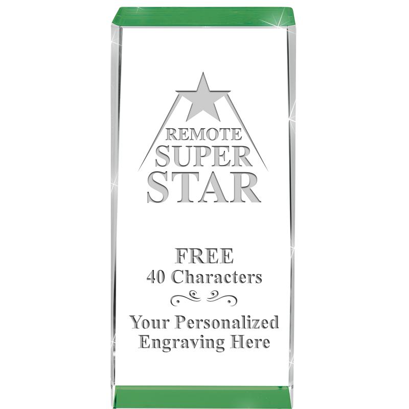 4.5" SPOTLIGHT GREEN CRYSTAL