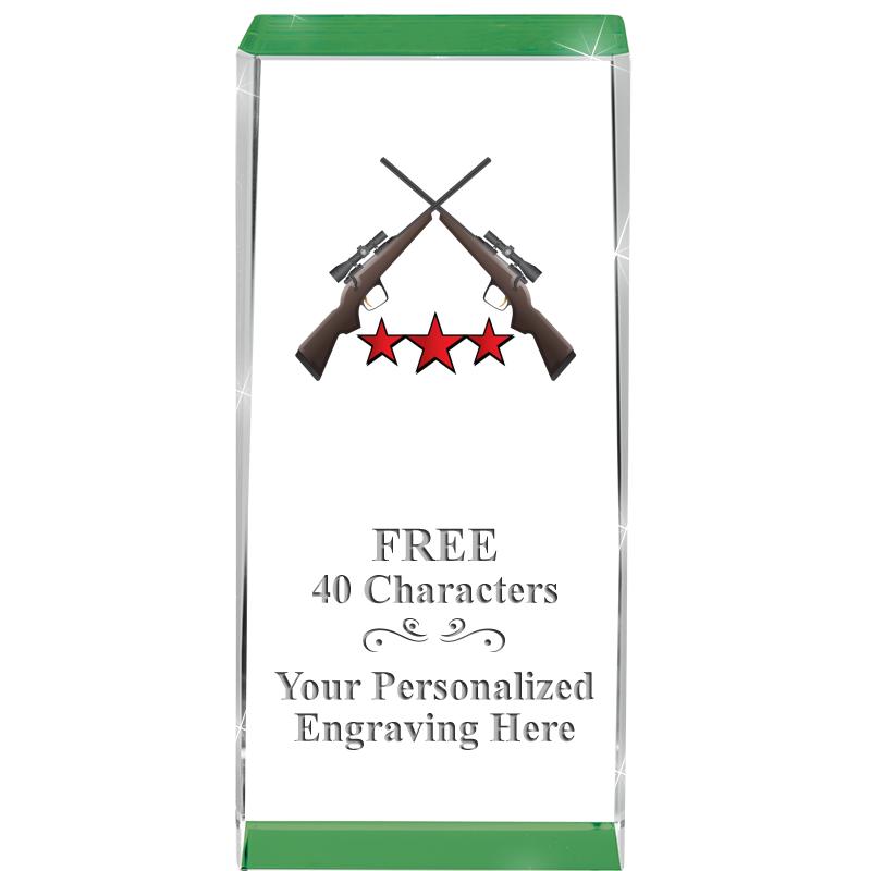 4.5" SPOTLIGHT GREEN CRYSTAL