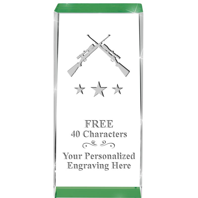 4.5" SPOTLIGHT GREEN CRYSTAL