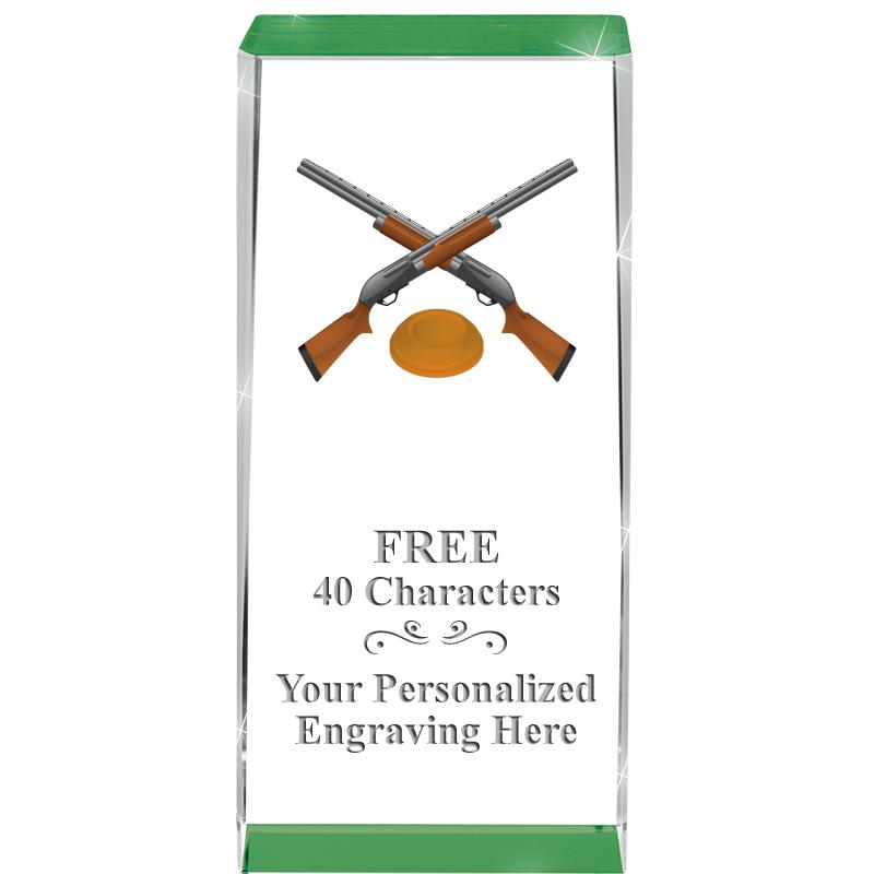 4.5" SPOTLIGHT GREEN CRYSTAL