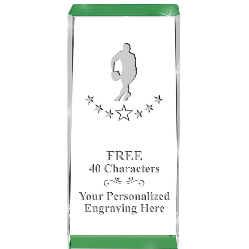 4.5" SPOTLIGHT GREEN CRYSTAL