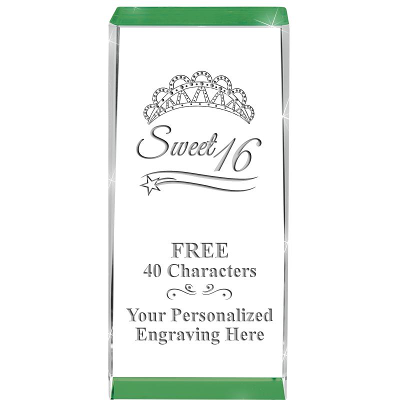 4.5" SPOTLIGHT GREEN CRYSTAL