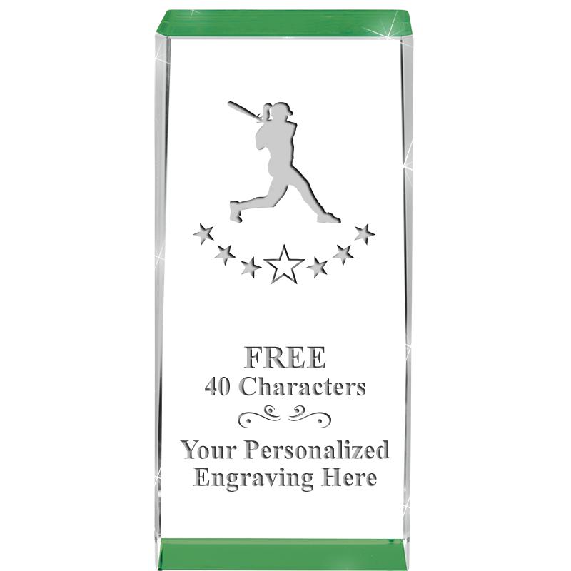 4.5" SPOTLIGHT GREEN CRYSTAL