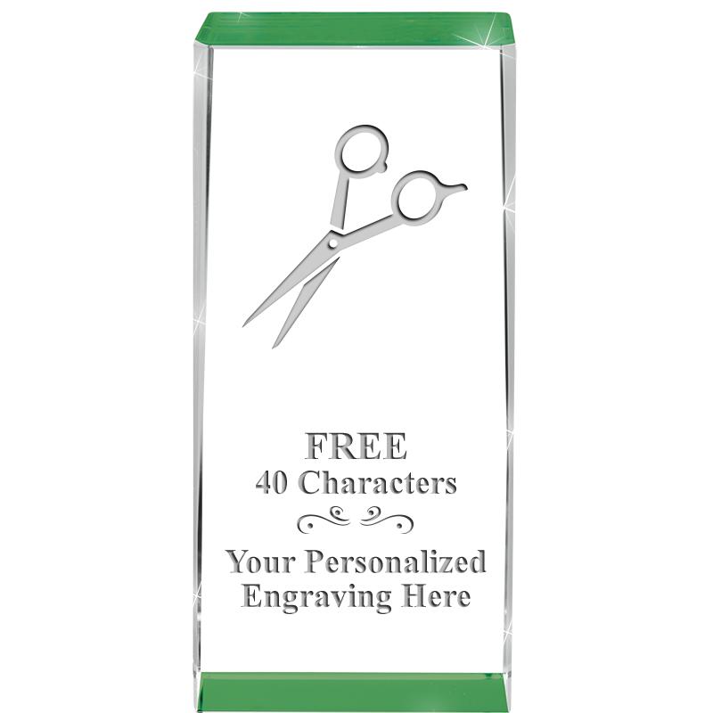 4.5" SPOTLIGHT GREEN CRYSTAL