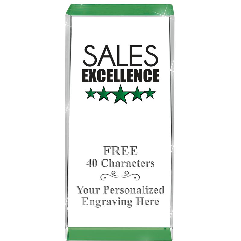 4.5" SPOTLIGHT GREEN CRYSTAL