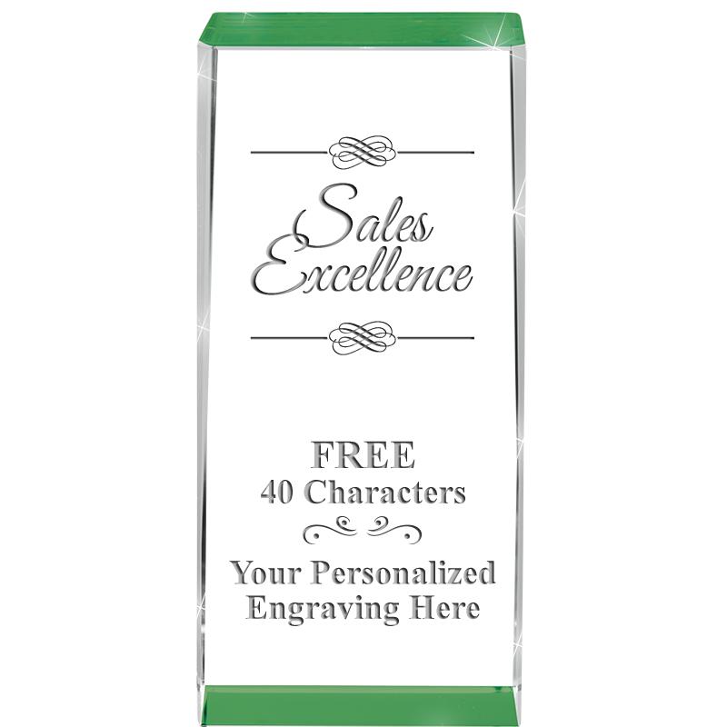 4.5" SPOTLIGHT GREEN CRYSTAL