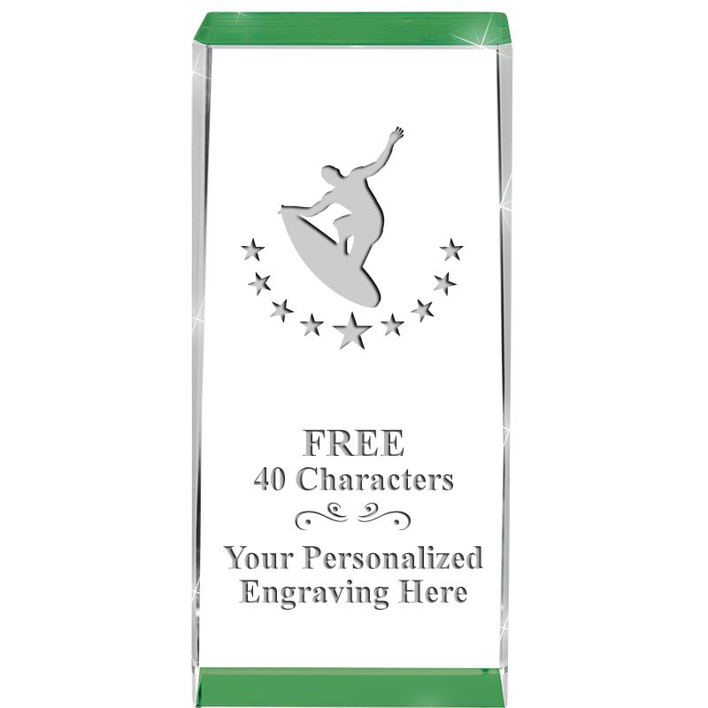 4.5" SPOTLIGHT GREEN CRYSTAL