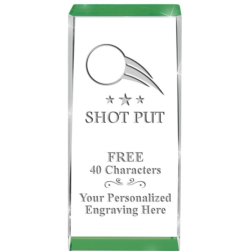 4.5" SPOTLIGHT GREEN CRYSTAL