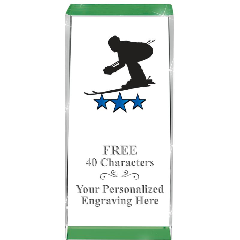 4.5" SPOTLIGHT GREEN CRYSTAL