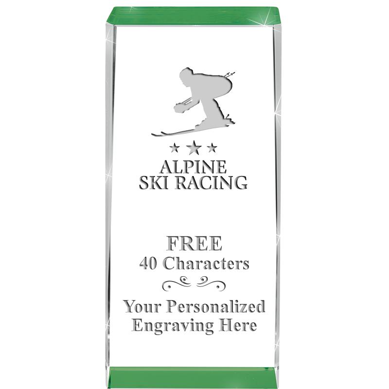 4.5" SPOTLIGHT GREEN CRYSTAL