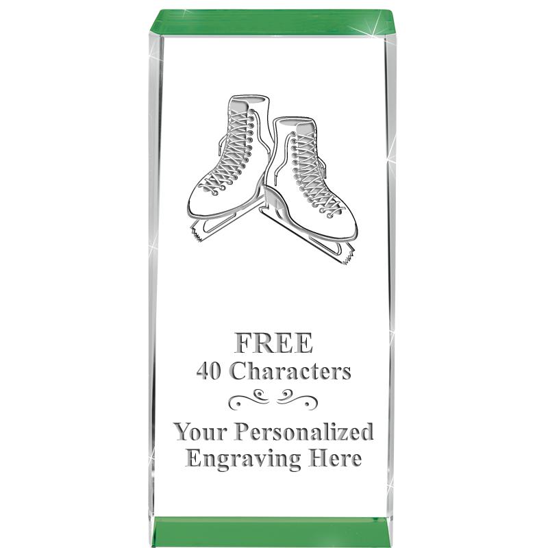 4.5" SPOTLIGHT GREEN CRYSTAL