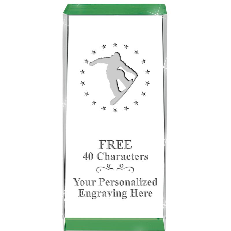 4.5" SPOTLIGHT GREEN CRYSTAL