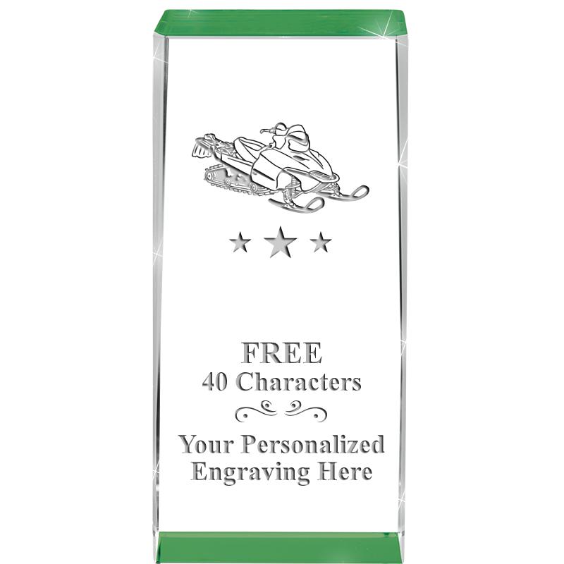 4.5" SPOTLIGHT GREEN CRYSTAL