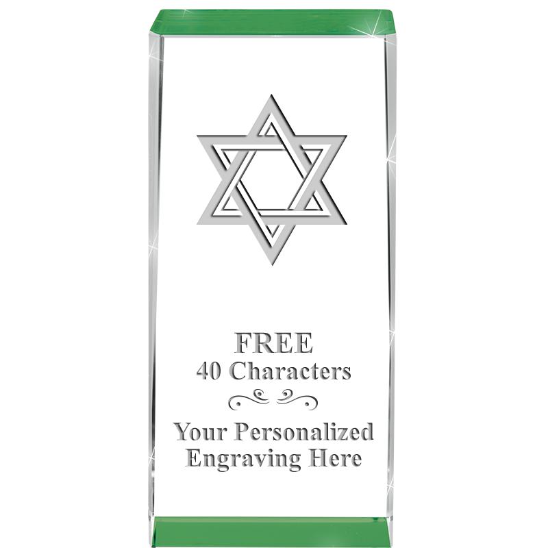 4.5" SPOTLIGHT GREEN CRYSTAL