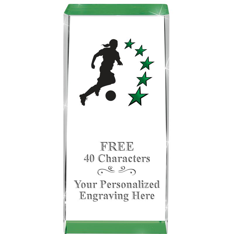 4.5" SPOTLIGHT GREEN CRYSTAL