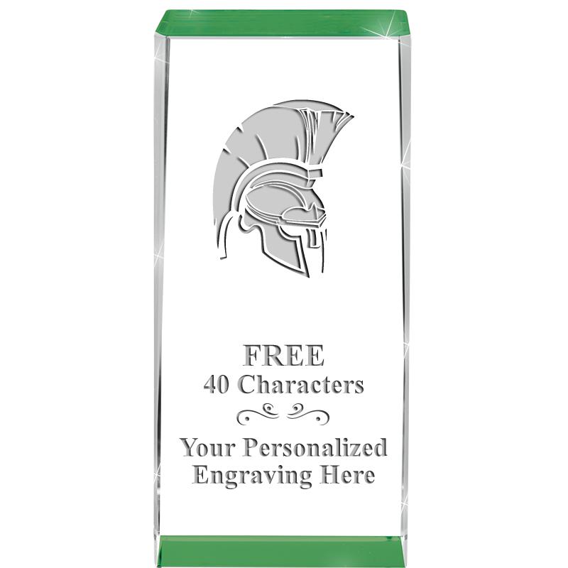 4.5" SPOTLIGHT GREEN CRYSTAL