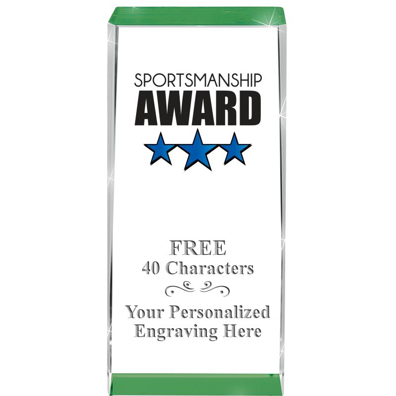 4.5" SPOTLIGHT GREEN CRYSTAL