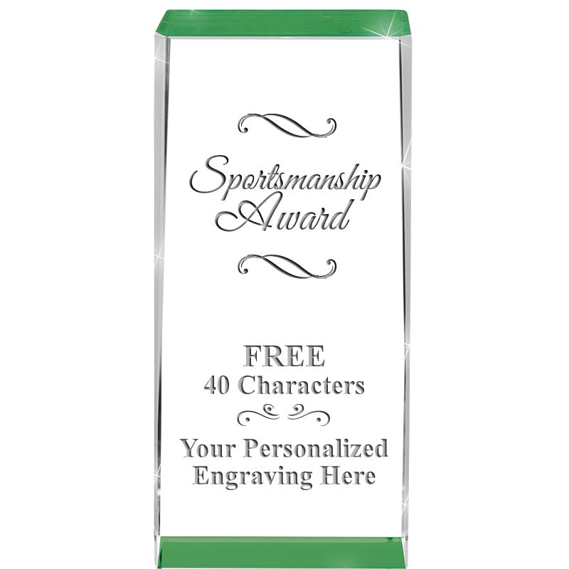 4.5" SPOTLIGHT GREEN CRYSTAL