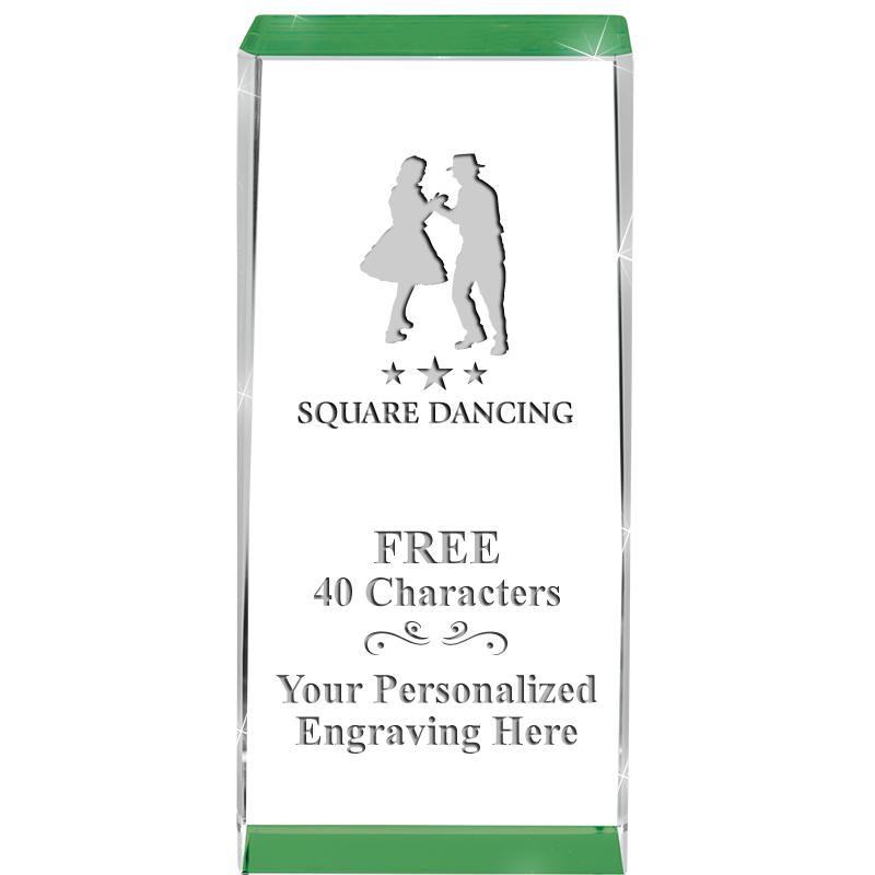 4.5" SPOTLIGHT GREEN CRYSTAL