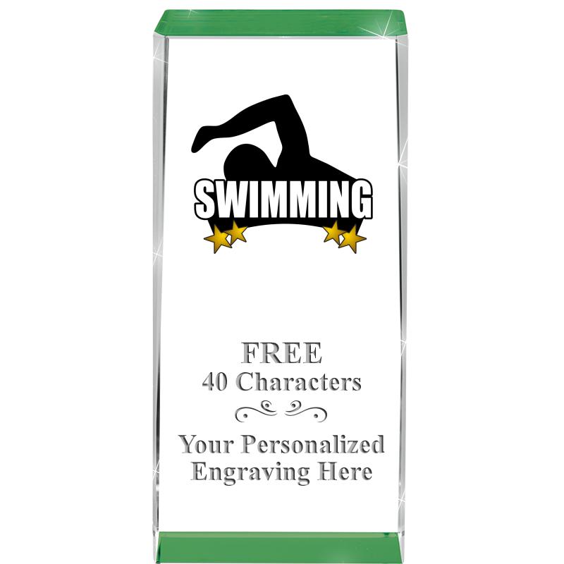 4.5" SPOTLIGHT GREEN CRYSTAL