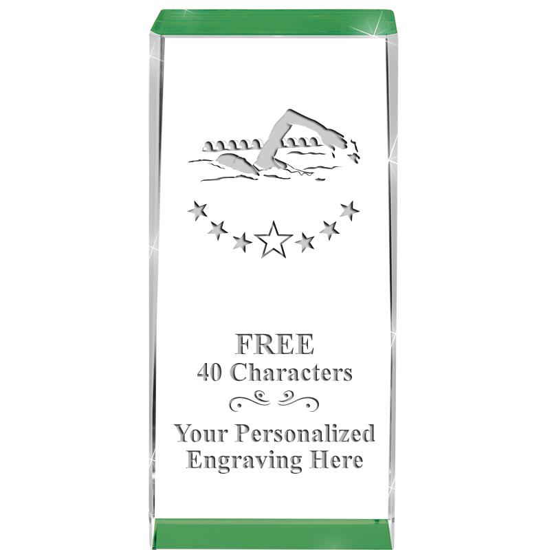 4.5" SPOTLIGHT GREEN CRYSTAL