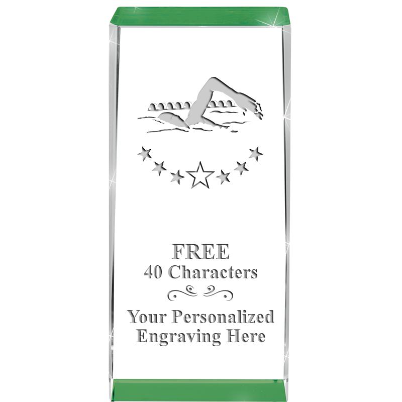 4.5" SPOTLIGHT GREEN CRYSTAL