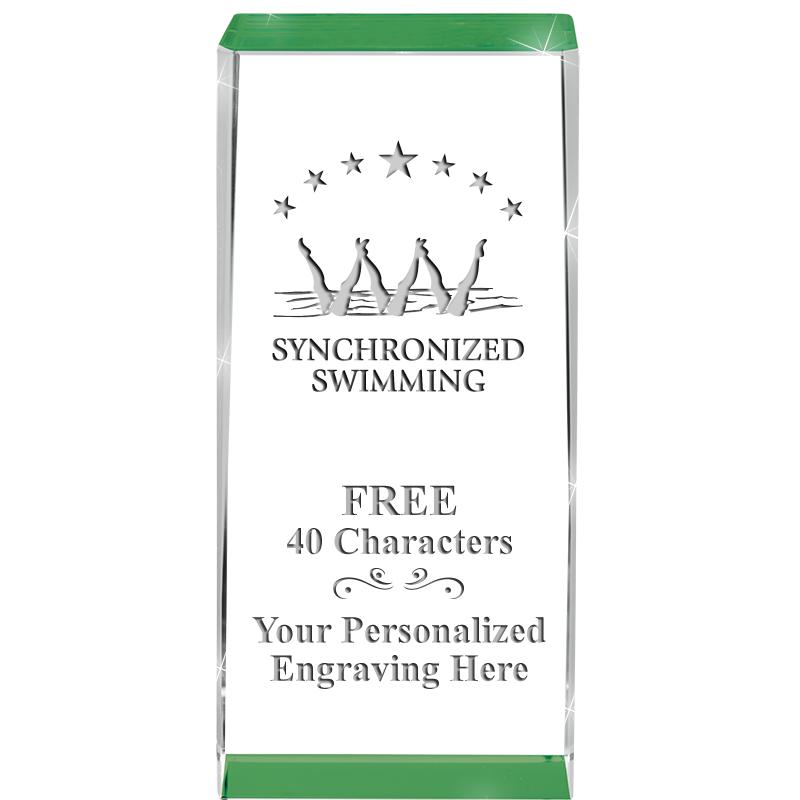 4.5" SPOTLIGHT GREEN CRYSTAL